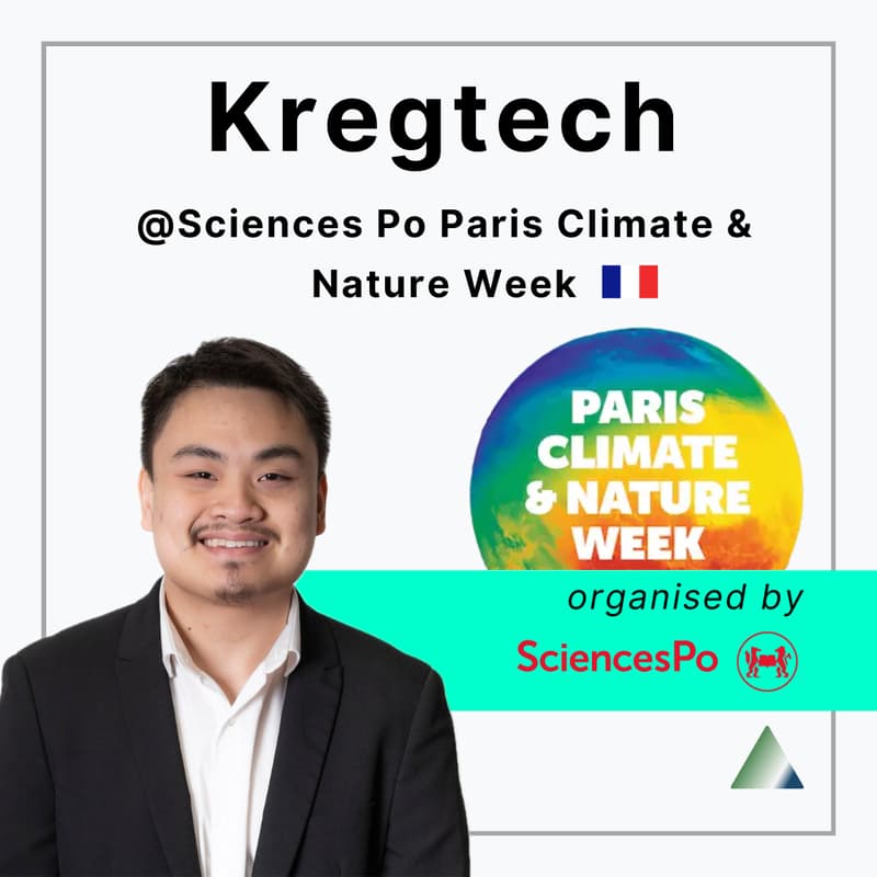 Cover Image for Kregtech @Sciences Po Paris Climate & Nature Week | Paris 🇫🇷