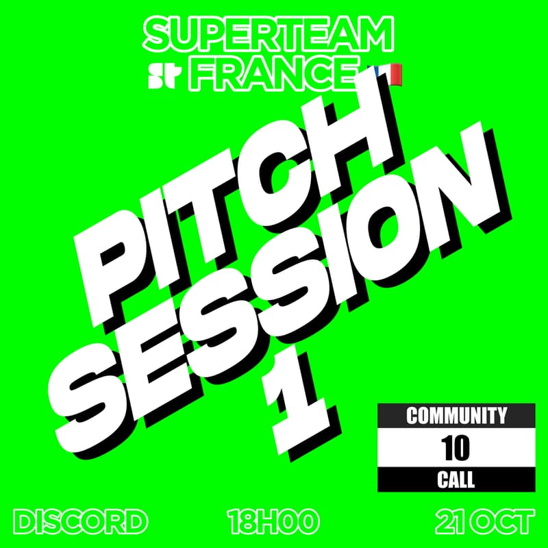 Cover Image for Community Call #10 - Pitch Session 1