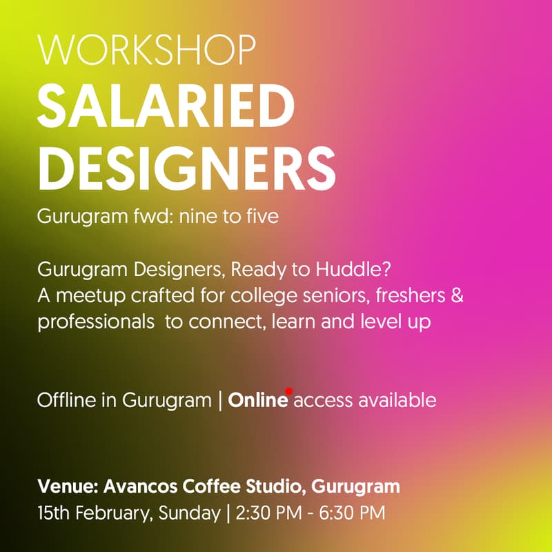 Cover Image for fwd: nine to five (In person + online)