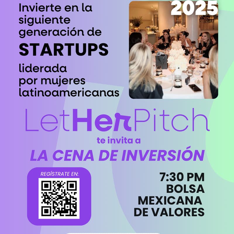 Cover Image for Cena de Inversión- Let Her Pitch