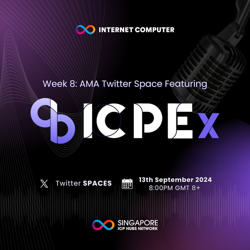 Cover Image for AMA Twitter Space with ICPEx