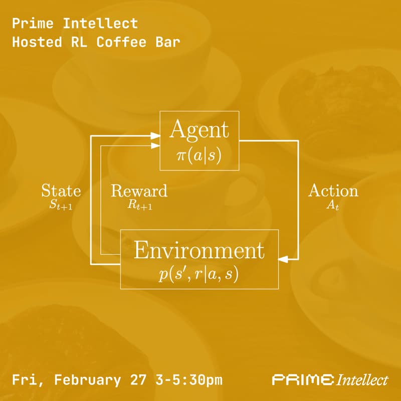 Cover Image for Prime Intellect Hosted RL Coffee Bar