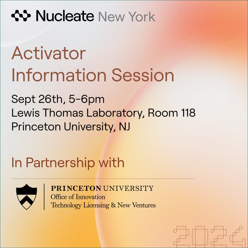 Cover Image for Nucleate NY Activator Info Session - Princeton