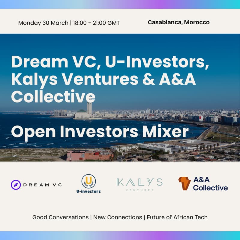 Cover Image for Dream VC, U-Investors, A&A Collective and Kalys Ventures Open Investors Mixer