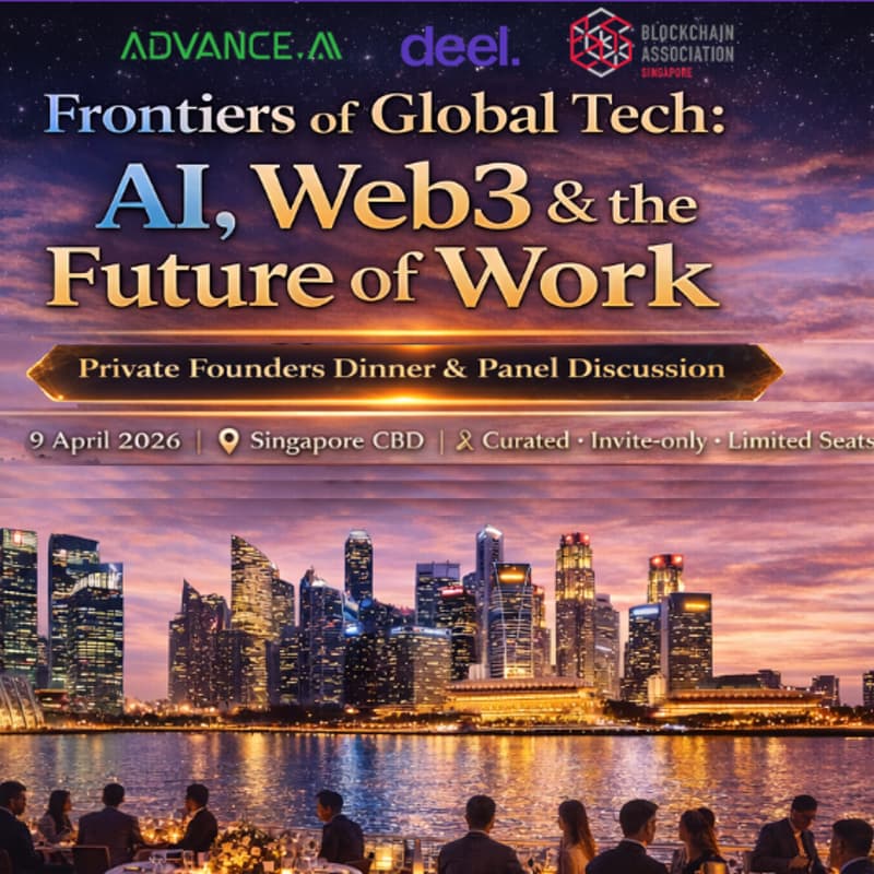 Cover Image for Panel Discussion & Private Founders Dinner - Frontiers of Global Tech: AI, Web3 & the Future of Work