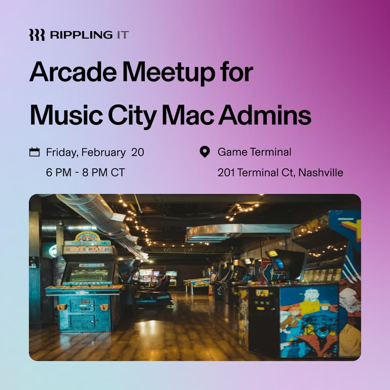 Cover Image for Arcade Meetup for Music City Mac Admins