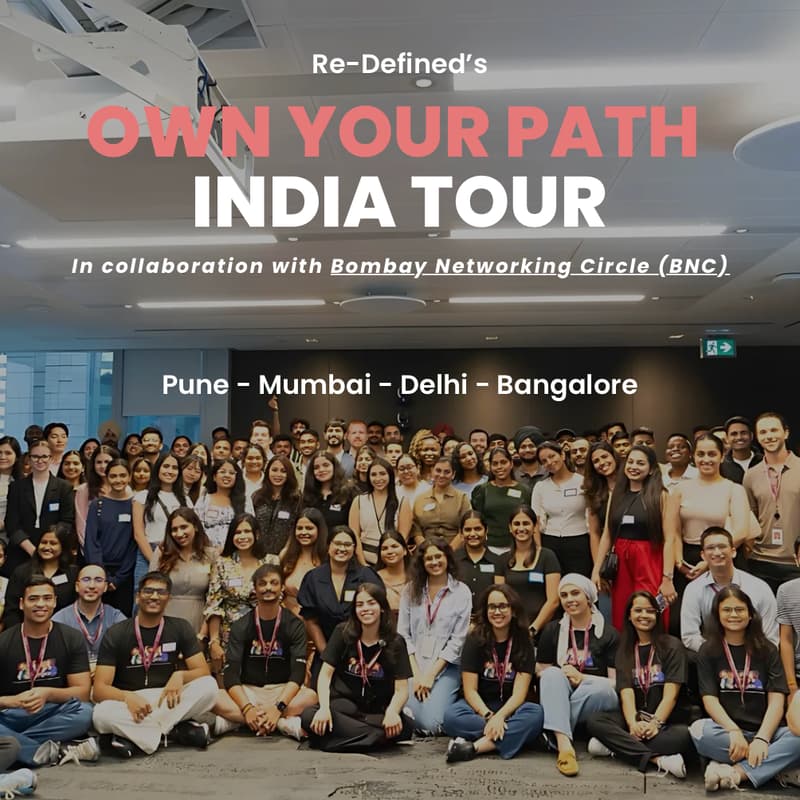 Cover Image for Own Your Path-        Re-Defined India Tour (Delhi)