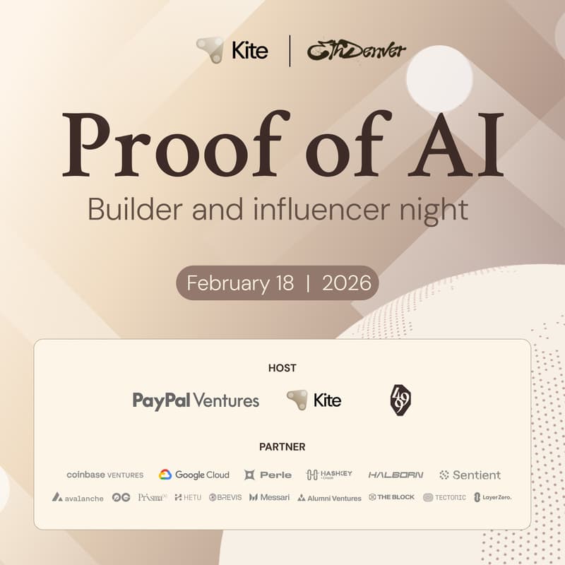 Cover Image for Proof of AI - Builder and Influencer Night @EthDenver by Paypal Ventures & Kite AI & 499