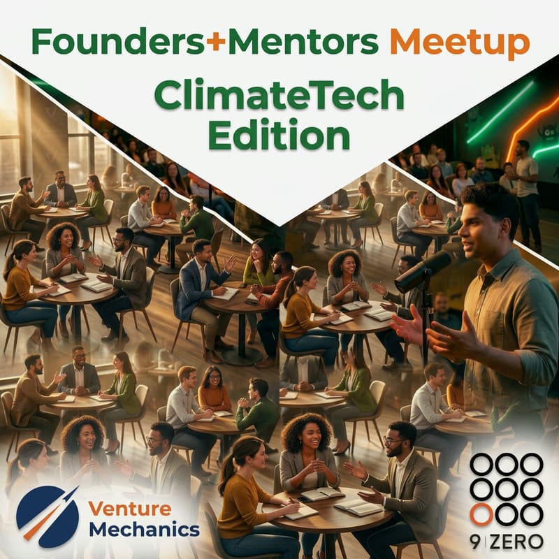 Cover Image for Founders+Mentors Meetup - Climate Edition