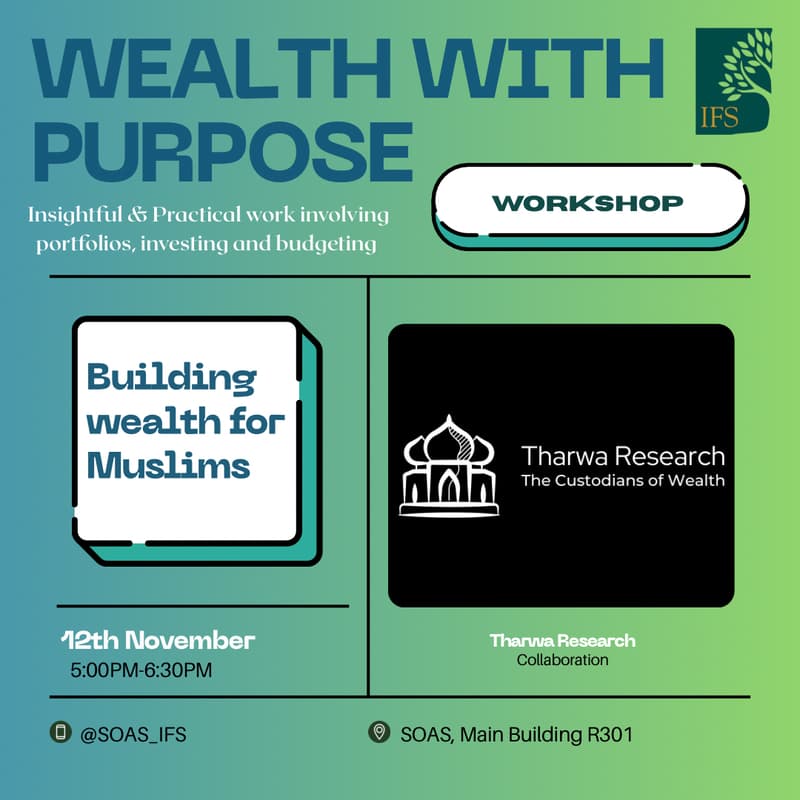 Cover Image for Wealth With Purpose X Tharwa Research
