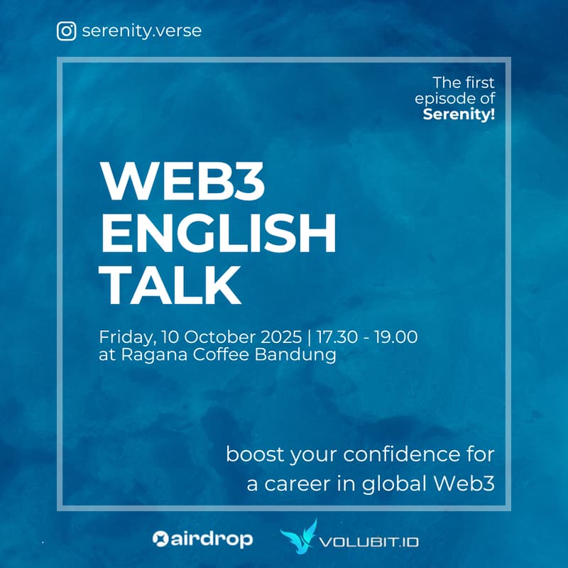 Cover Image for WEB3 English Talk Bandung