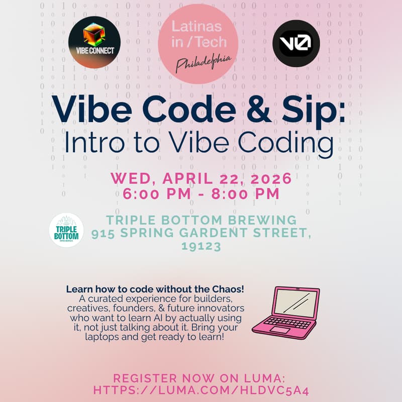 Cover Image for Vibe Code & Sip: Intro to Vibe Coding