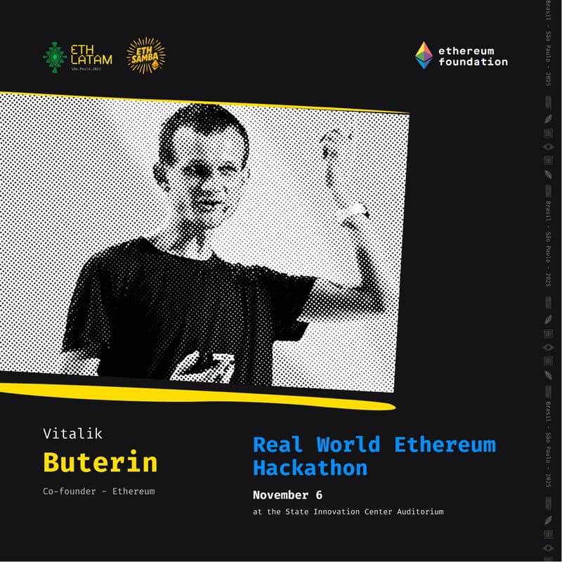 Cover Image for Vitalik Buterin em ETH Latam 2025