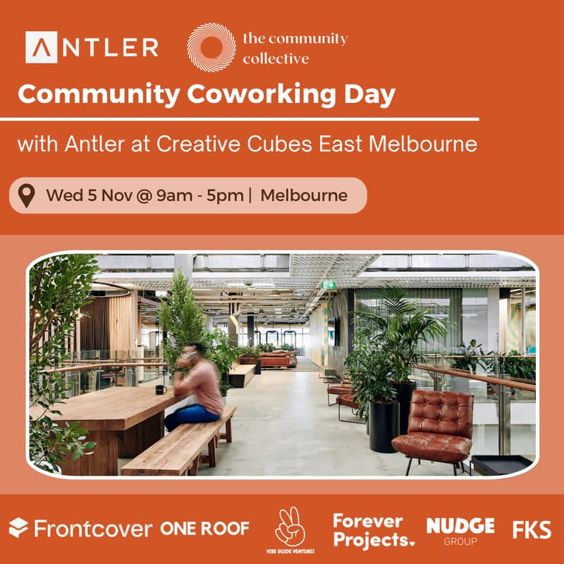 Cover Image for 🏵 Community Coworking Day with Antler @ Creative Cubes
