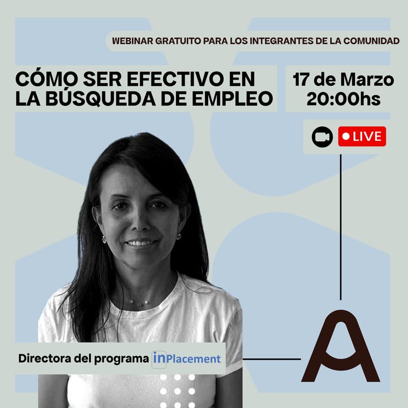 Cover Image for Cómo ser efectivo en la búsqueda de empleo - Inplacement x Altea
