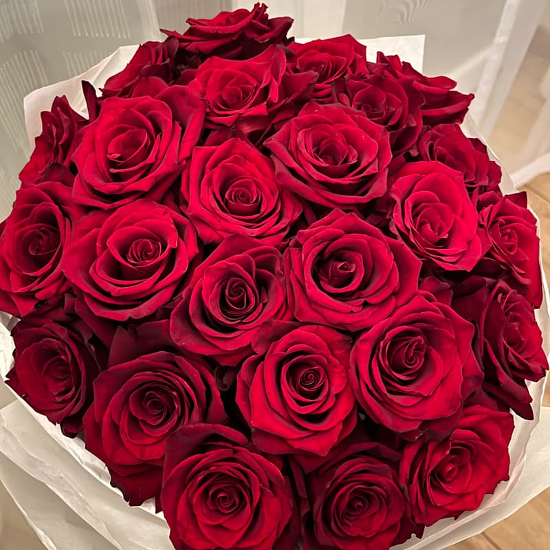 Cover Image for Vörös rózsacsokor - 20 szálas