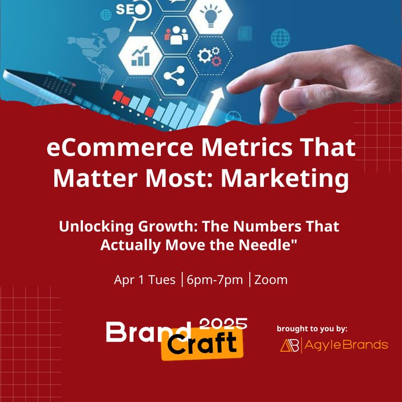Cover Image for eCommerce Metrics That Matter Most: Marketing [FREE via Zoom]
