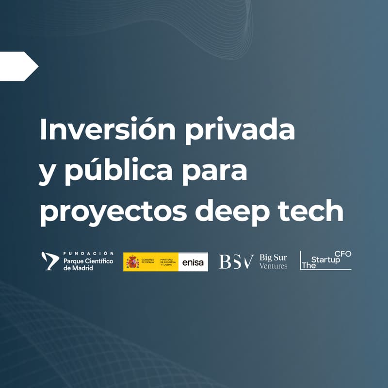 Cover Image for Inversión privada y pública para proyectos deep tech