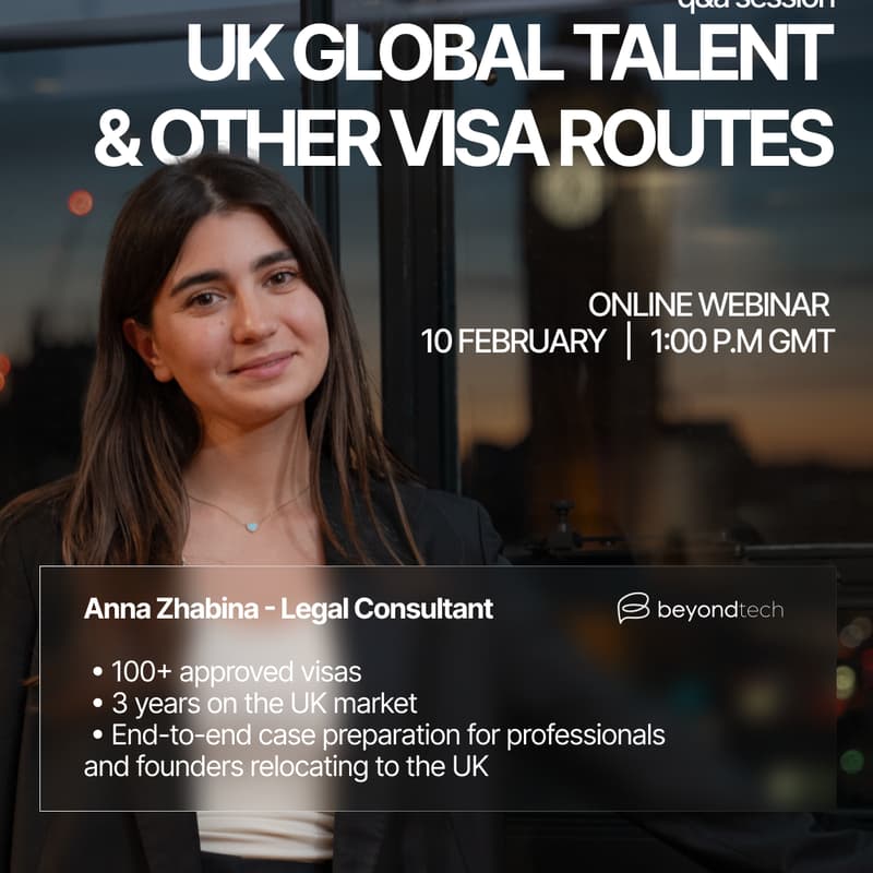 Cover Image for UK Global Talent & Other Visa Routes | Q&A Session