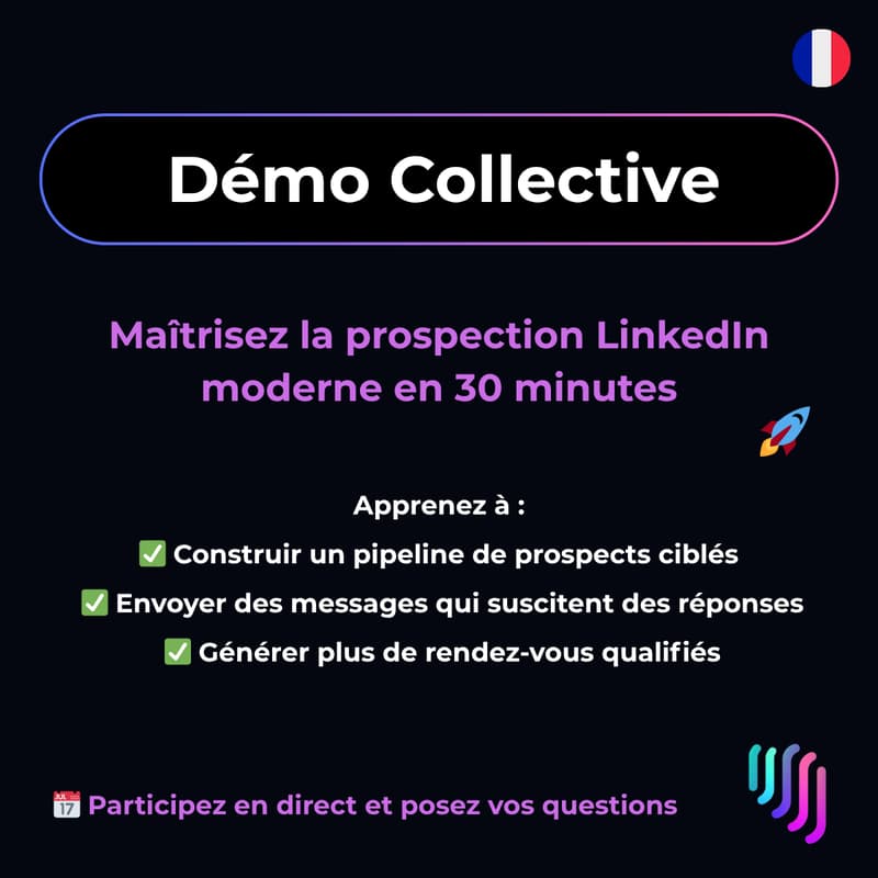 Cover Image for Démo Walego - Maîtrisez la prospection LinkedIn moderne en 30 minutes