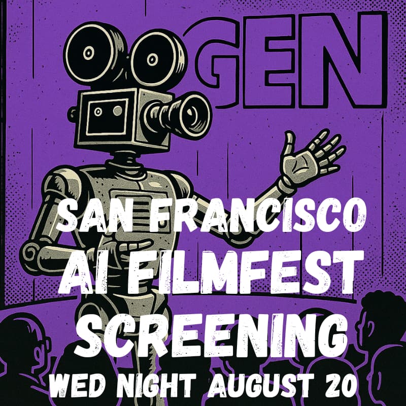 Cover Image for SF Runway AI FilmFest Screening & Gen&Juice Networking (Machine Cinema Community)