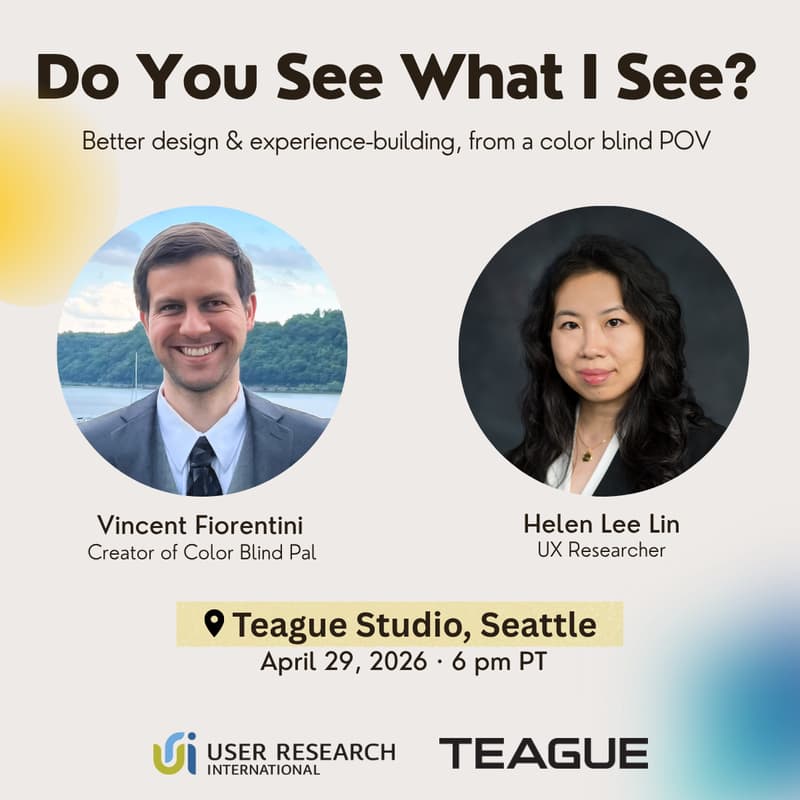 Cover Image for [In-Person] Do You See What I See? Better Design & Experience: A Color Blind POV