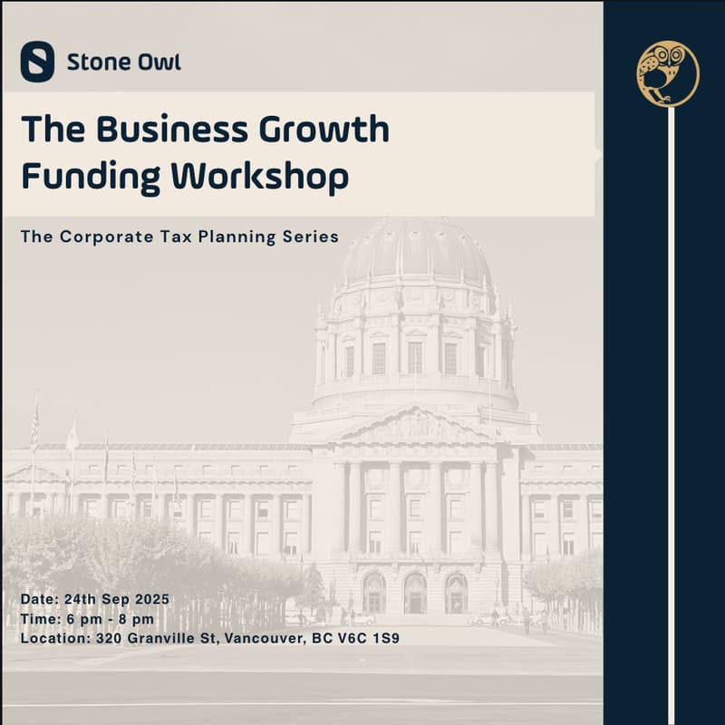 Cover Image for The Business Growth Funding Workshop | The Corporate Tax Planning Series