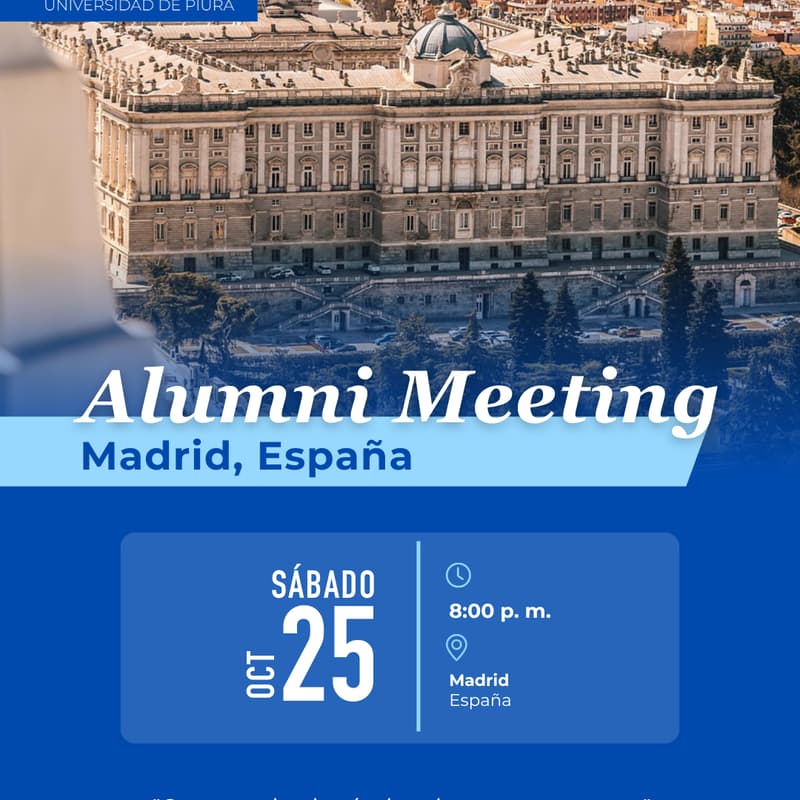 Cover Image for Meeting Internacional Alumni UDEP - Madrid (España)
