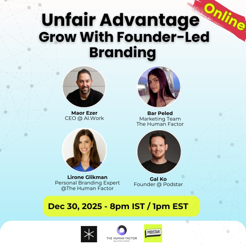 Cover Image for Unfair Advantage #2: Grow with Founder-Led Branding