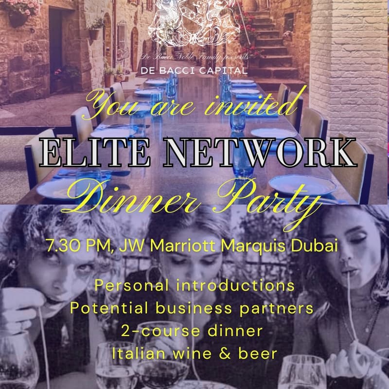 Cover Image for Business Elite Italian Dinner