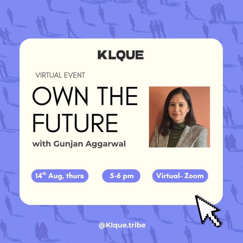 Cover Image for Own Your Future: A Live Fireside Chat with Gunjan Aggarwal