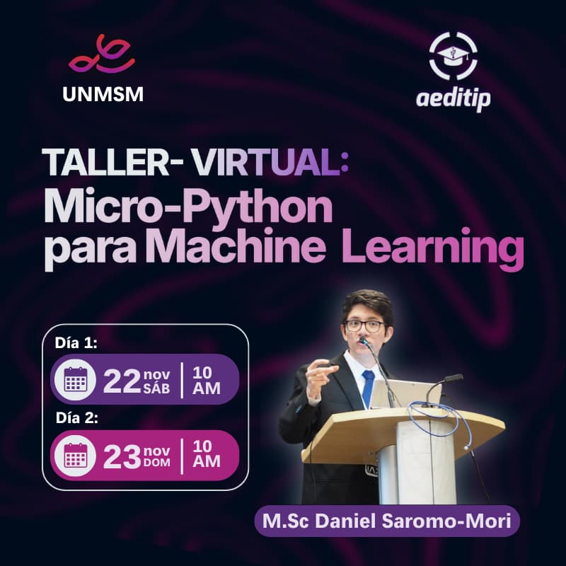 Taller virtual: Micro Python para Machine Learning · Luma