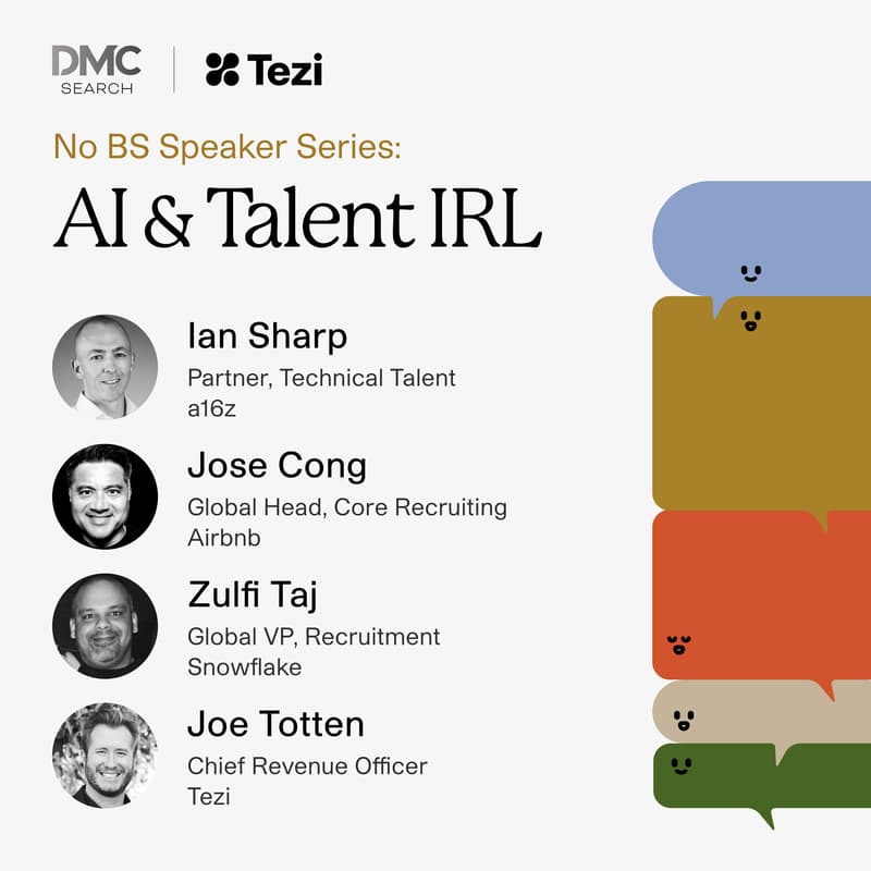 Cover Image for DMC Search No BS Speaker Series: AI & Talent