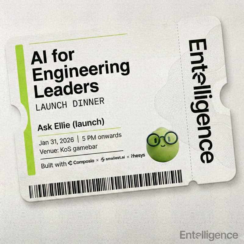 Cover Image for AI for Engineering Leaders : Launch Dinner by Entelligence.ai