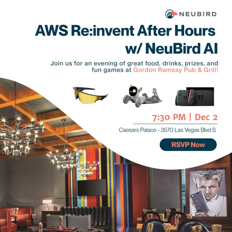 Cover Image for AWS Re:invent After Hours w/ NeuBird AI