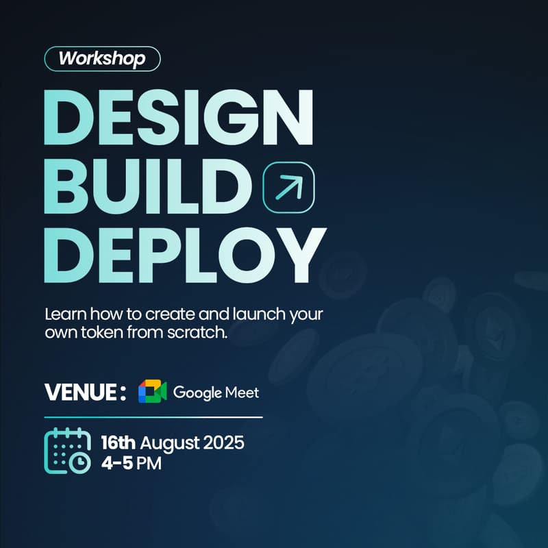Cover Image for Design, Build, Deploy Your Token
