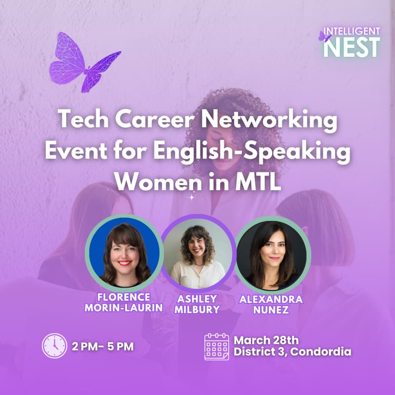 Cover Image for Tech Career Networking Event for English-Speaking Women in Montreal