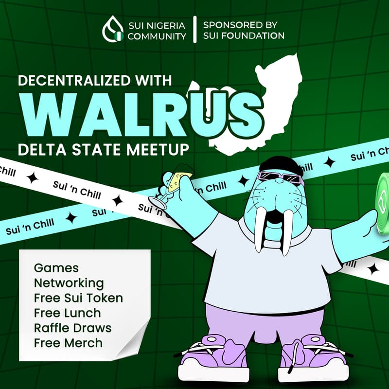 Cover Image for Sui 'n Chill : Decentralized with WALRUS