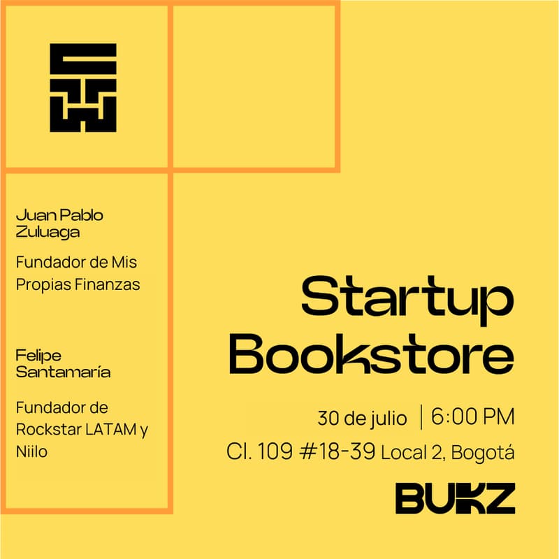 Cover Image for Startup Bookstore II: Juan Pablo Zuluaga y Felipe Santamaría