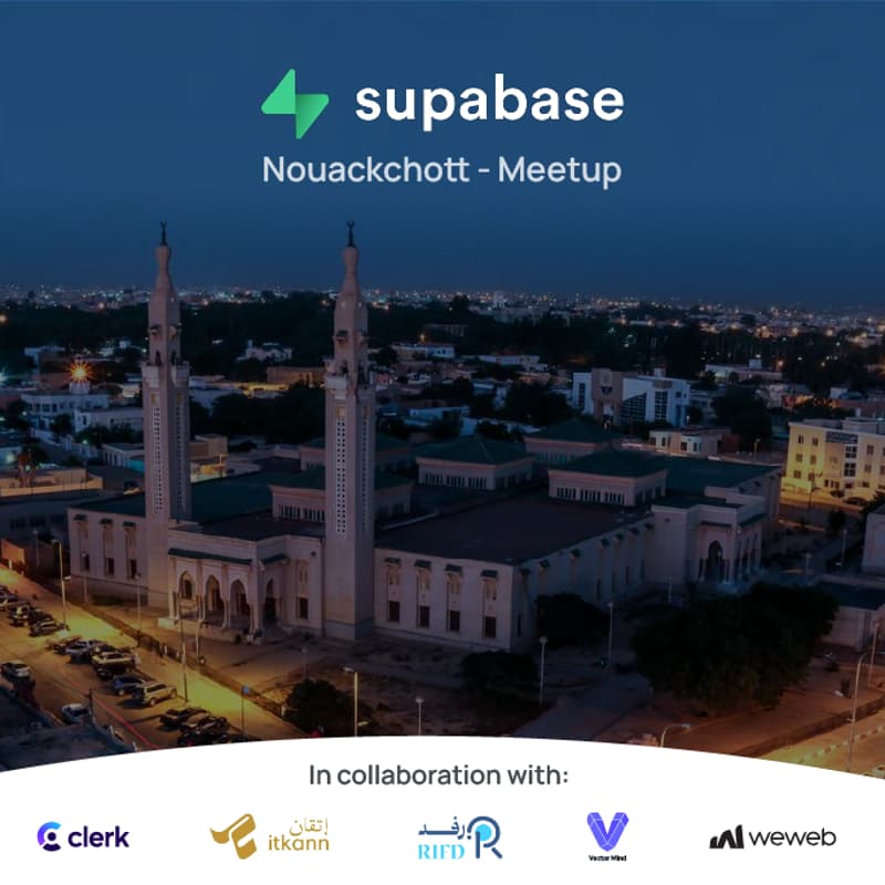 Cover Image for LW14 - Nouackchott , Mauritania  - Supabase Meetup