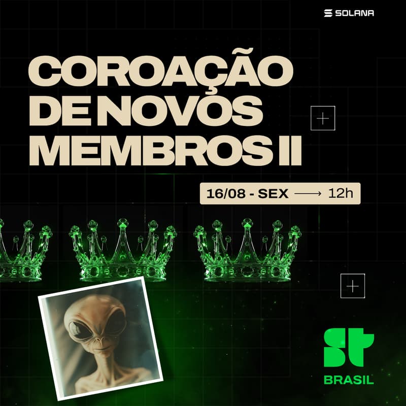 Cover Image for Coroação Novos Membros - Superteam Brasil