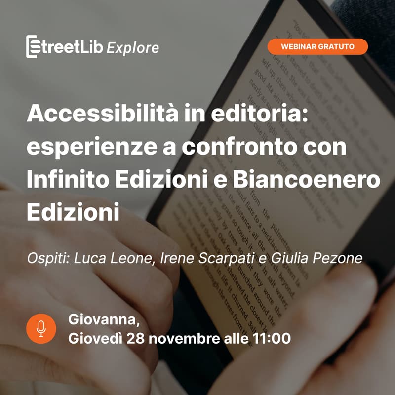 Cover Image for Accessibilità in editoria: esperienze a confronto con Infinito Edizioni e Biancoenero Edizioni