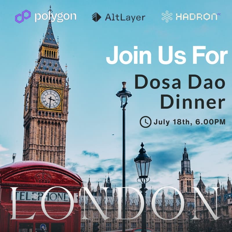 Cover Image for Dosa Dao Dinner with Polygon & AltLayer in London