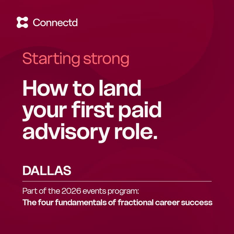 Cover Image for Starting strong: how to land your first paid advisory role