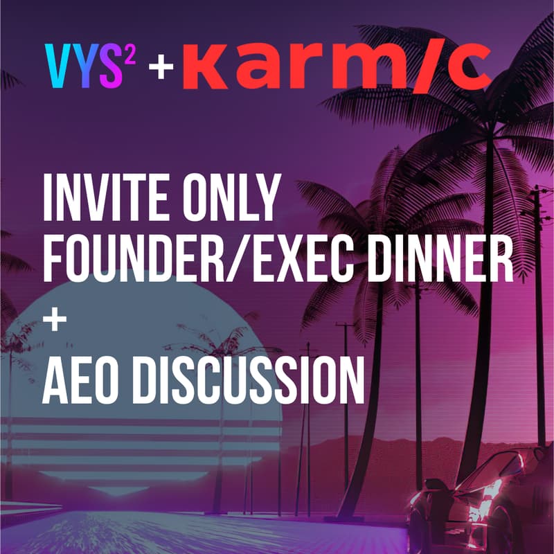 Cover Image for Vibe Your SaaS & Karmic Buzz Founder/Exec Dinner