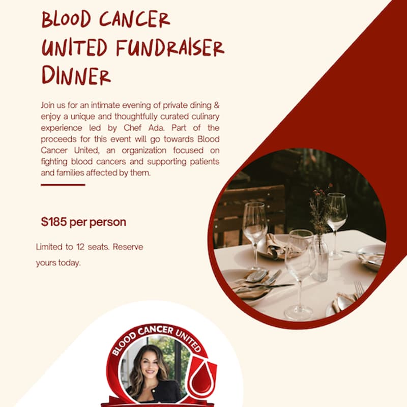 Cover Image for Blood Cancer United Fundraiser Dinner