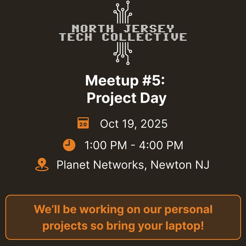 Cover Image for North Jersey Tech Collective Project Day
