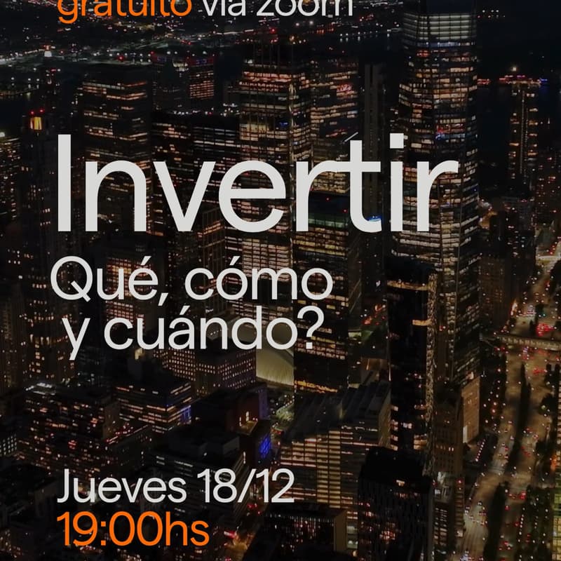 Cover Image for Invertir: Qué,Cómo y Cuándo?