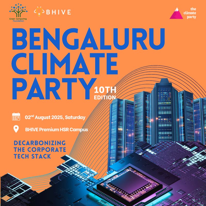 Cover Image for Bengaluru Climate Party | Decarbonizing the corporate tech stack