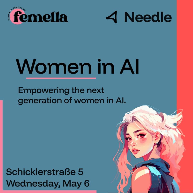 Cover Image for Women in AI. Femella x Needle